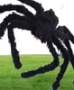 For Party Halloween Decoration Black Spider Haunted House Prop Indoor Outdoor Giant 3 Size 30cm 50cm 75cm3082886