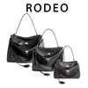 Luxurys Rodeo Bag 3Size Handväska Designer Tote Bag Top Quality Cowhide Leather Pochette Womens Hobo Shoulder Bag Man Fashion Underarm Clutch Travel Crossbody Bags