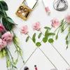 Decorative Flowers 10Pcs Stems Florist Wrapping Wire Flower DIY Floral Wires Supplies