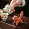 Luwu Zisha Lovely Little Fox Ornamentかわいいティーペットクリエイティブホームデコレーション240411