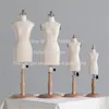 Wooden Sewing Female Mannequins, Body Tripod Stand, Manikin Shoulder Strap, Clothing Cut, Can Pin Villain E067, 2023, 1/3, 1/4