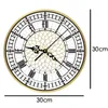 Modna zabawa Zegar ścienny - Mute Ruch z dużym stylem Ben - dekoracyjny cichy zegar do sypialni, nauki i wewnątrz