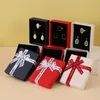 12pcs Bowknot Jewelry Box arring المجوهرات منظم المجوهر