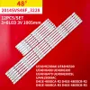 12PCS / SET LED Backlight Strips pour Samsung 48 "TV UE48H6200AK UE48H6500 UE48H6400 UE48H6200 UE48H6470 UE48H6500SL UA48J5088AC