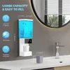 Dispensateur de savon en liquide support de brosse à dents alimentation d'espace alimentation 700 ml adultes universels muraux de salle de bain entièrement entièrement entièrement
