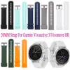 Garmin Vivoactive 3 / Vivomove HR 20mm Silikon Spor Kayışı Yedek Bileklikler İzle Band Bileklik Akıllı Aksesuarlar