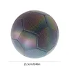 ライトアップフットボールサッカーボールカメラフラッシュナイトトレーニングのために反射する信頼できる耐摩耗性抵抗器ボール針付き