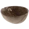 Set di stoviglie Coconut Shell Bowl Creative Creative Home Round Insalata Coconuts Rice Para Gelatina