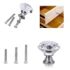 Diamant Shape Design Crystal Glass Knobs Copboard drar lådknappar möbler handtag