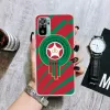 Marokko vlag transparant zachte telefoonhoesje voor Xiaomi Redmi Note 11S 11T 11E 10S 10 Pro 12 9 9s 9t 8 8t 7 6 plus afdrukkap