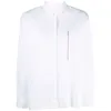 Kvinnors blusar Autumn Style Women glänsande dekorativa vita långärmade skjorta Poplin Casual Top