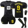 2324 Dortmund Away Black 11 Royce 9 Ale 22 Bellingham New Set