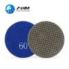 Z-LION 2" Diamond Electroplated Polishing Sanding Pad With Backing pad For Glass Concrete Marble Granite Flexible Polish