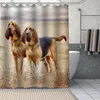 Tende per doccia personalizzate bastoncini tende da guardiano impermeabile set di tessuti per bagno calare 1pc