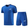 24-25 Casual Set Mens Quick Drying Sports korte mouwen voetbalteam aangewezen z-print maat voor competitie jersey