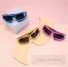 Fashion Children sunglasses girls hip hop funny bat frame sunglass goggles children UV 400 Protective eyewear boys beach holiday sunblock Z7641