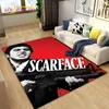 Movie Scarface 3D Printing Area Rug Large,Carpet Rug for Living Room Bedroom Sofa Doormat Decoration,Kid Play Non-slip Floor Mat