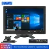 BINWEI 10.1 Inch Hdmi Car Monitor for Computer mini TV Monitor for PC with VGA Backup Camera Display Screen Home Security System