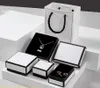 Jewelry Boxes Simple Jewelry Box Earrings Bracelet Necklace Black and White Paper Jewelry Display Valentines Day Wedding Gift Packaging Box