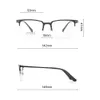 3 in 1 uomo Fashion Glasses puro telaio con clip polarizzata su occhiali da sole e visione notturna Women Eyewear 240323