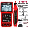 3 IN1 Multimeter -Netzwerkkabel -Tester Visueller Fehler Locator Analoga Digitales Suchpoe -Testkabel -Paarungslänge Wiremap -Tester