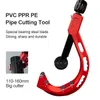 PVC PE Pipe Cutter PPR 14-65mm / 110-120 mm Ciseaux à double usage pour tube composite Plastique Pipe de tuyau de coupe