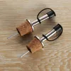 Home Plug With Cover Barware Oil Dispenser Wooden Cork Bottle Stopper Wine Pourer