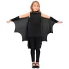 Unisexe Halloween Black Bat Wing Cape Cloak Costume For Kids Child Boys Filles 5-8Y