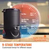 Vevor 6.5L 10l wasmelter voor kaarsen maken grote elektrische wax smeltkroes gemakkelijke giet spout 9-niveau temperatuurregeling