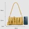 Shoulder Bags HapyLady Pleated Women Bag Pu Leather Candy Color Fashion Exquisite Shopping Cross Body Ladies Daily Handbag