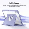 Tablet PC -fodral Bags 360 Rotation Case for iPad Air 5 4 7th 8th Generation Funda for iPad Pro 12.9 6th 11 4th 12 9 3 Mini 6 10.2 10.9 2022 Cover 240411