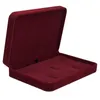 Jewelry Pouches Classic Container Box Case Velvet Set Boxes Tray Travel Necklace Storage Display & Organizers