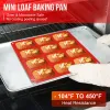 Mini Loaf Pan Brownie Bread Baking Tray Cheesecake Silicone Mold Rectangle Soap Mould Kitchen Reposteria Y Pasteleria Accesorios