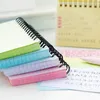 Candy Color Natebook Trakeable Coil Книга Kawaii Planner Planner Cahier Horizontal Line Libretas Cuadernos natepads.