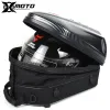 47L Large Capacity Motorcycle Bag Reflective Rear Seat Bag Waterproof Helmets Bags Moto Equipment Rainproof Saddle Bag Backpack