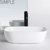 Bacino da piano di lavaggio a lavabo in ceramica per lavabo in ceramica del bagno per bacino singolo con rubinetto 360*330*135 mm