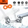 NOUVEAU ROBOTÉ ROBOTIC ROBOTE Robinet Aerator Aerator Head Tête Mode Double pour la cuisine Tap Extenseur Bulle à eau 22/24 mm