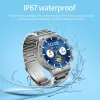 Watches LIGE AMOLED Men Smart Watch Full Touch Screen Blood Pressure Heart Rate Sleep Clock IP67 Waterprof Bluetooth Call Smartwatch Men