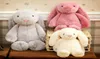 Plüschtiere Ostern Kaninchen Hasen Ohr Plüsch Spielzeug Weichgefüllte Tierpuppenspielzeug 30 cm 40 cm Cartoon Puppen beruhigend Spielzeug 217270899