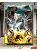 Dinosaur Ab borr diamantmålning Jurassic World Cross Stitch Movie 5D Full borr DIY Puzzle Embroidery Animals Rhinestone