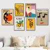 Abstract Minimalist Jazz Festival Black Cat Canvas Painting Wall Art Nordic Posters And Prints Pictures For Living Room Decor