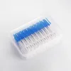 40/150st Interdental Borstes Silikon Ortodontisk Dental Cleaning Brush Teeth Care Care Dental Floss Tandpetare Oral Hygiene Tool