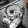 Wristwatches Mens Fashion Stainless Steel Top Luxury Casual Time Quartz Mens Watch