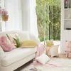 Almohada Napearl Tulip Flower Floral Rosa encantadora Cajas de lanzamiento S para cubiertas de habitación para niñas Decoración del hogar 1 PC