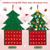 Feel Christmas Tree Drzewo Różne wisiorki Noel Natal DIY kalendarz adwentowy Wesołych Świąt Decor Navidad 2023