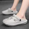 Hausschuhe Sommer Baotou Half Männer Schuhe hochwertige Zwei-Wear-Anti-Rutsch-Strand für Sportsandalen Plattform Männer