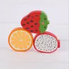 1 PCS/lote Kawaii Grape Fresa Borry Fruit Kids Regreso a la escuela Papelaria Escolar Pequeño borrador