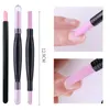 Quartz Stone Phish Pertser Scrub Pen Buticle Remover Dead Skin Pustermer Trimmer Professional Nail Art Care Manicure