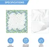 Spring Watercolor Hydrangea Floral Tablecloth Summer Rectangular Kitchen Antifouling Table Cover Wedding Party Table Decoration