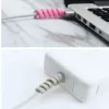 Laddning av datakabel Protector för mustelefoner hörlurar USB -laddningssladdskyddshylsa hållare slipsar ledning tråd organisering